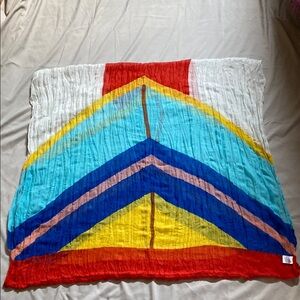 Colorful Chevron Pattern Closed Scarf